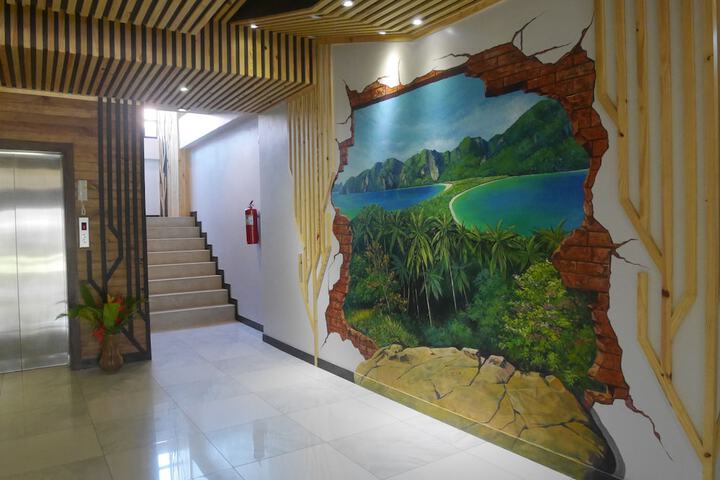 Interior entrance