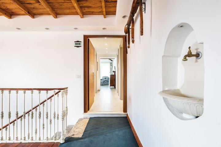 Interior entrance