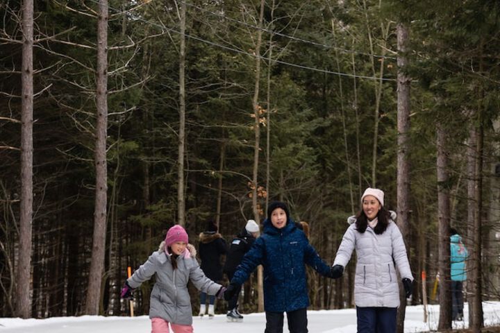 Ice skating