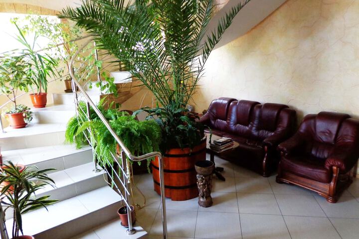 Lobby sitting area