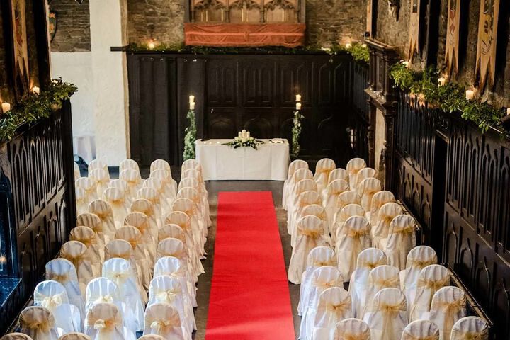 Indoor wedding