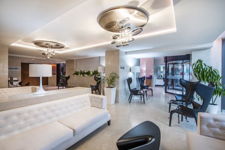 Lobby sitting area