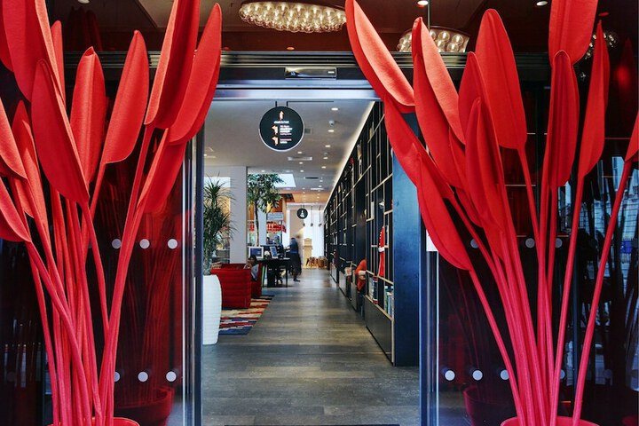 Interior entrance