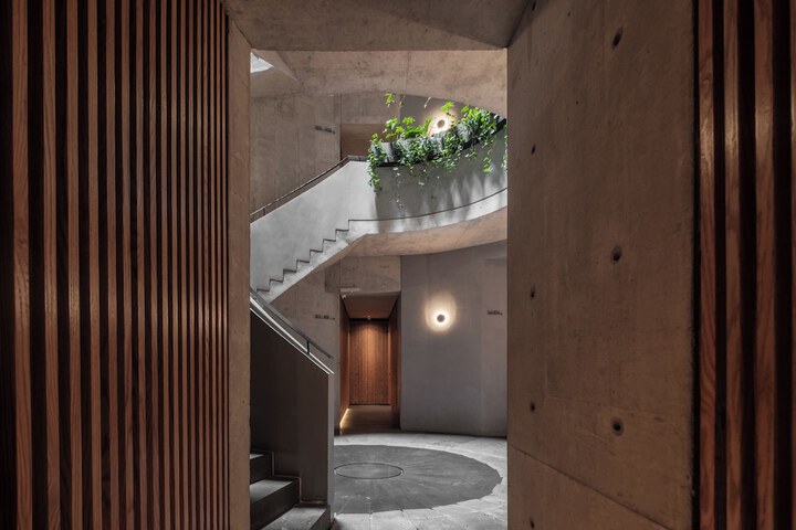 Interior entrance