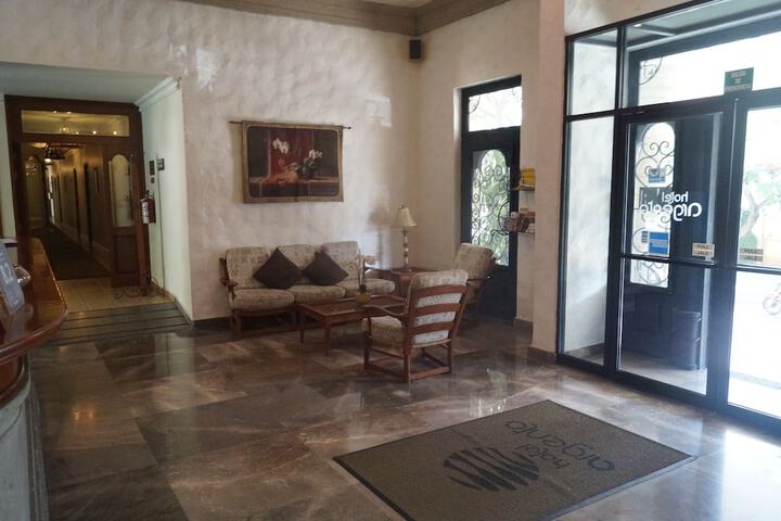 Interior entrance