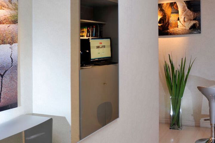 Interior entrance