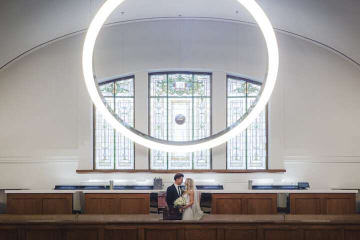 Indoor wedding