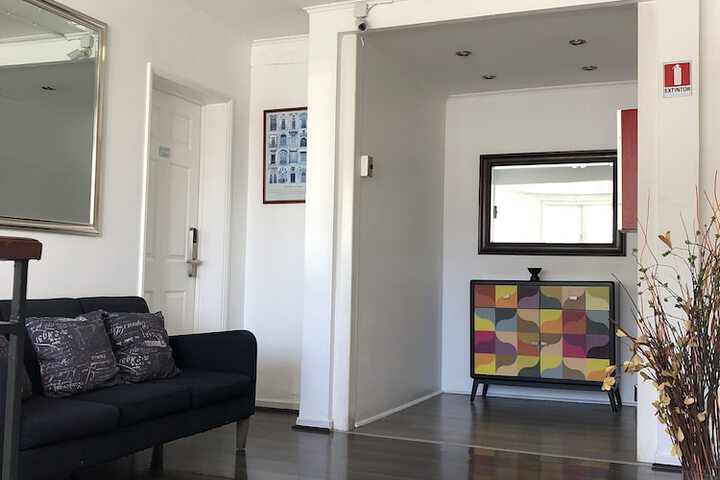 Interior entrance