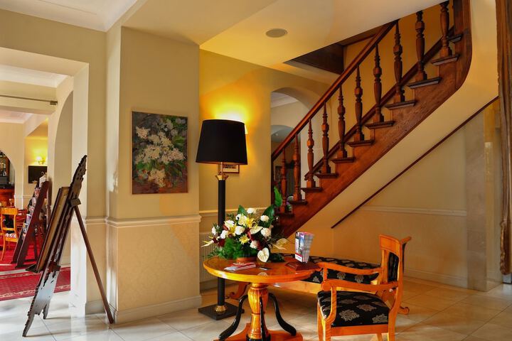 Interior entrance