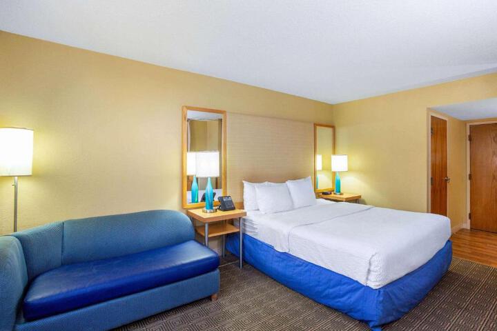 1 King Bed Mobility or Hearing Accessible Room Bathtub with Grab Bars (13 of 15)