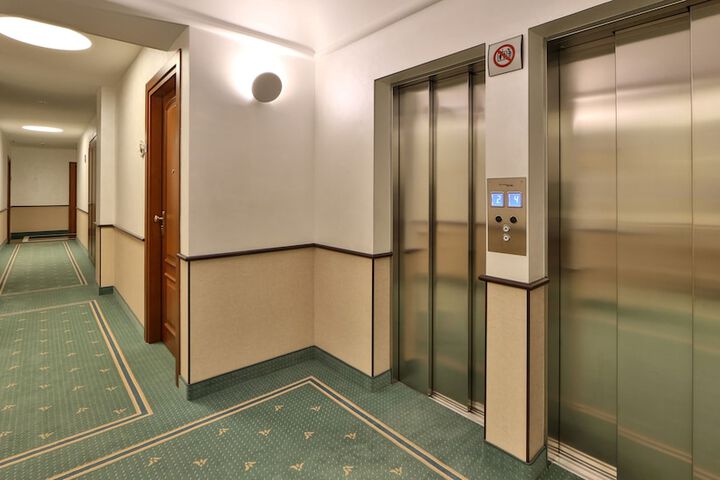 Interior entrance