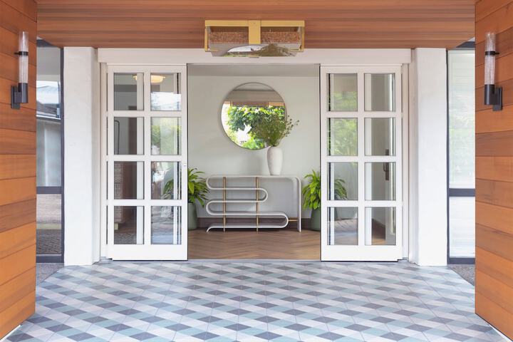 Interior entrance