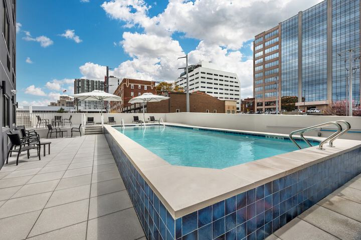 Swimming pool at Holiday Inn Express & Suites Nashville West End - Univ Area by IHG