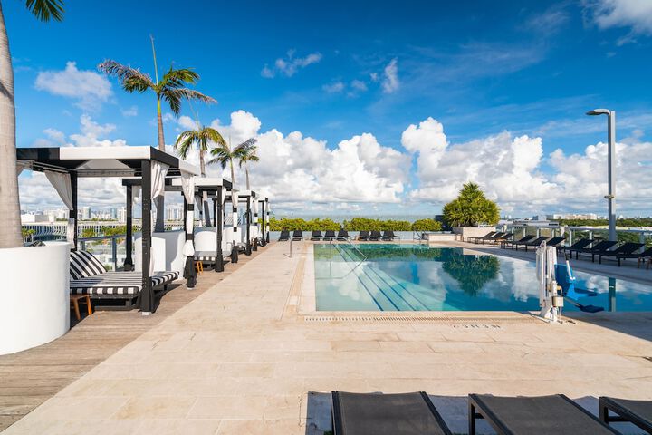 Rooftop pool