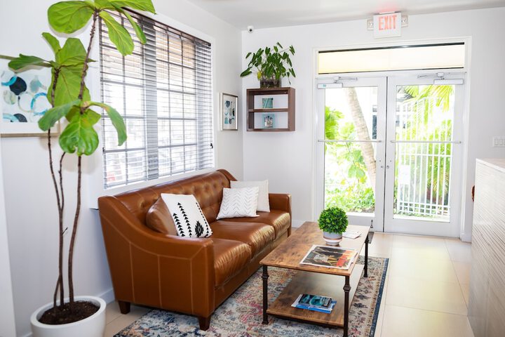 Lobby sitting area