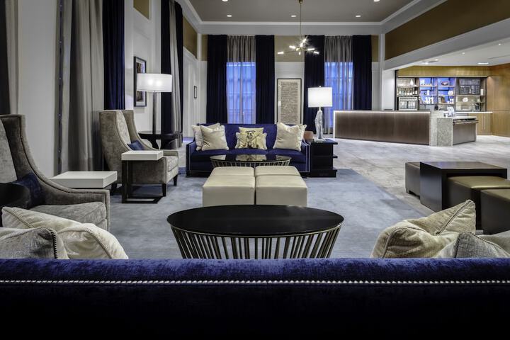 Lobby sitting area