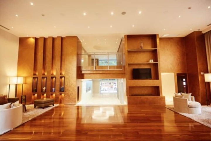 Interior entrance