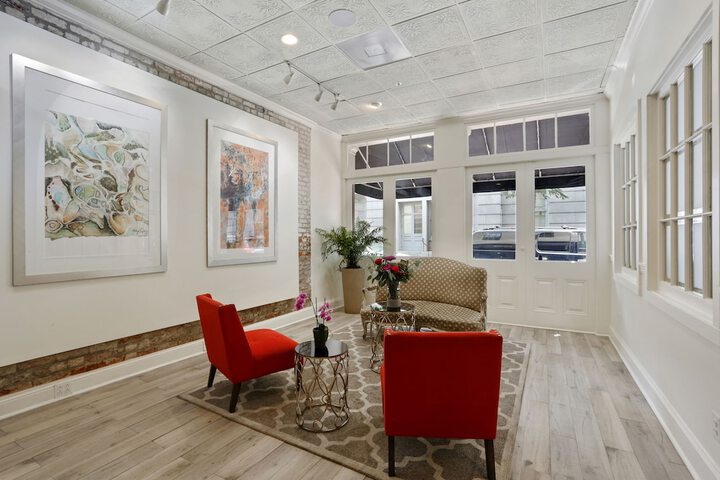 Lobby sitting area