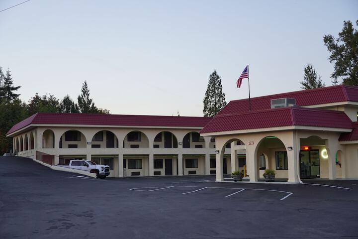 Front of property - evening/night