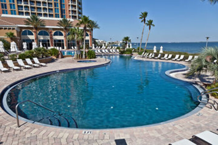 Exterior of Portofino Island Resort by Wyndham Vacation Rentals