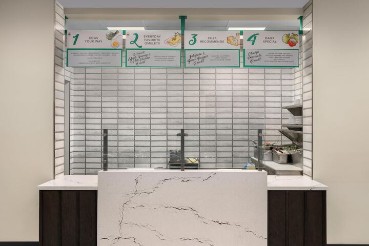Breakfast area