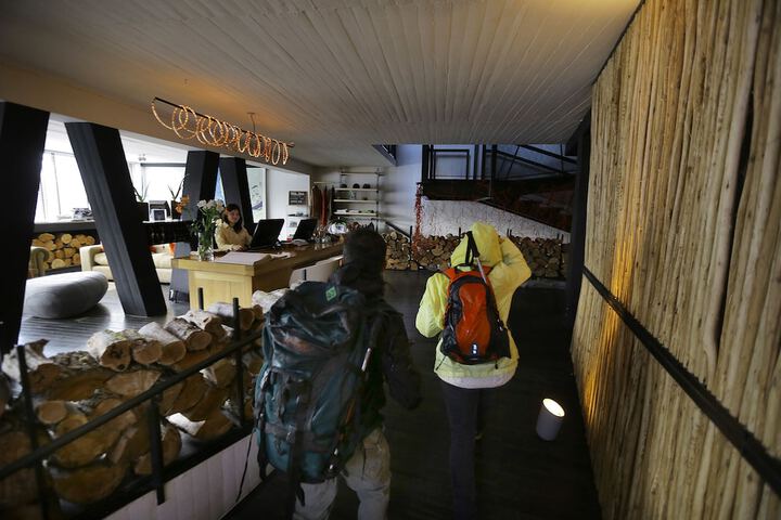 Interior entrance