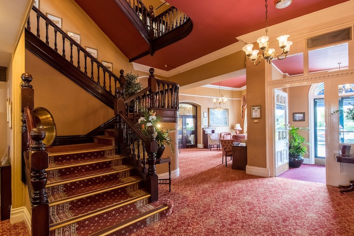 Interior entrance