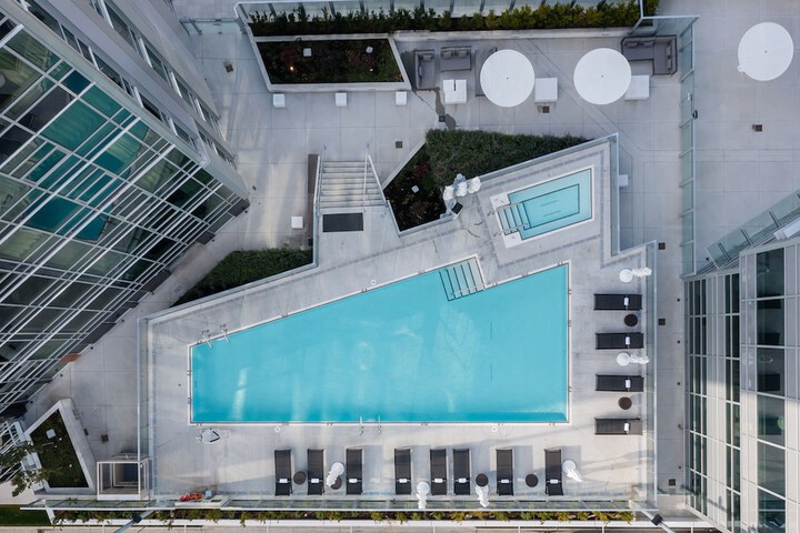 Rooftop pool