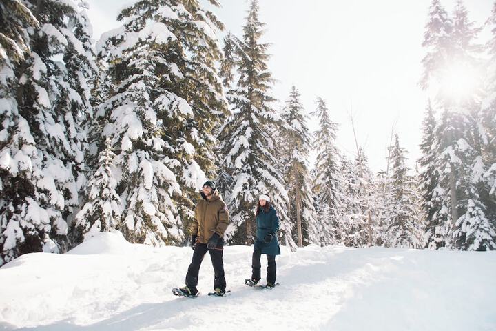 Snowshoeing