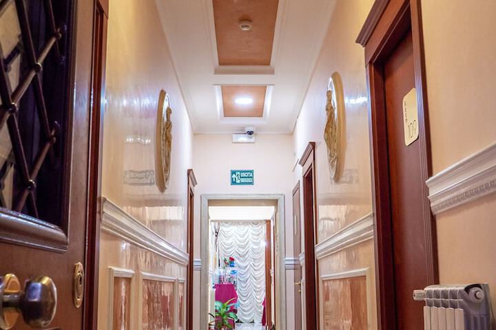 Interior entrance