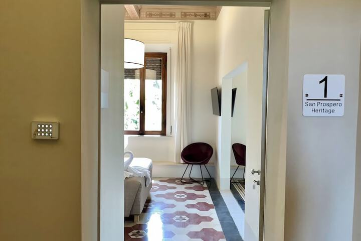 Interior entrance