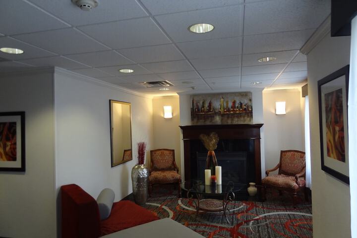 Lobby sitting area