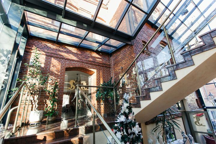 Interior entrance