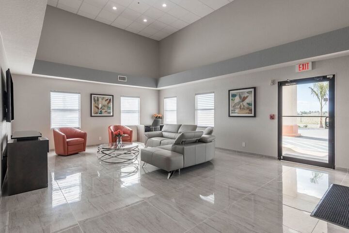Lobby sitting area