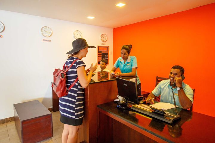 Interior entrance