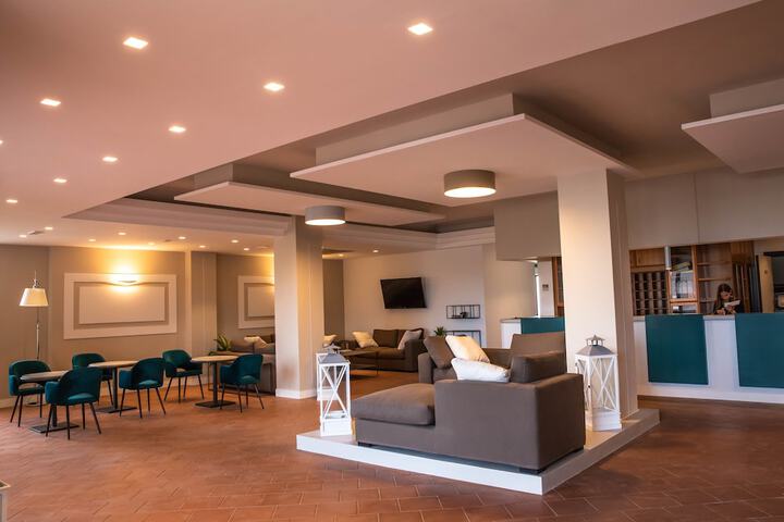 Lobby sitting area