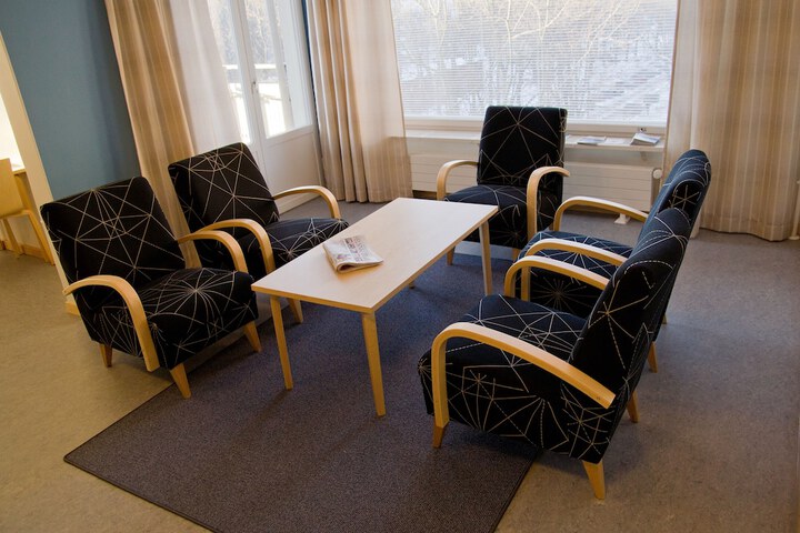 Lobby sitting area