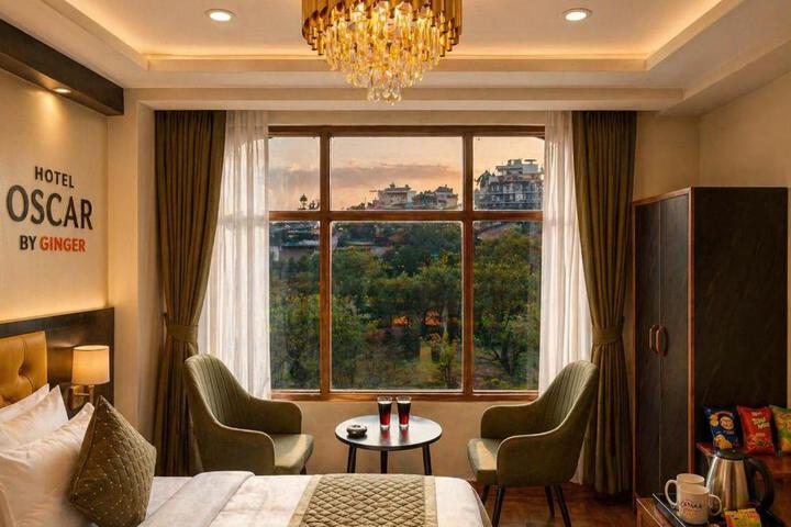 Hotel Oscar by Ginger Hotels Chain Near Club House Road Manali Luxury Rooms Best Hotel in Manali !!!!!