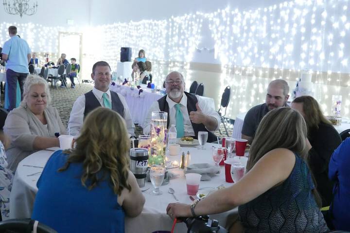 Indoor wedding