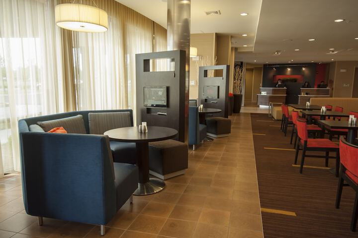 Lobby sitting area