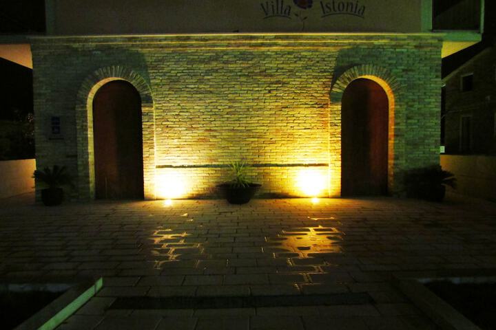 Front of property - evening/night
