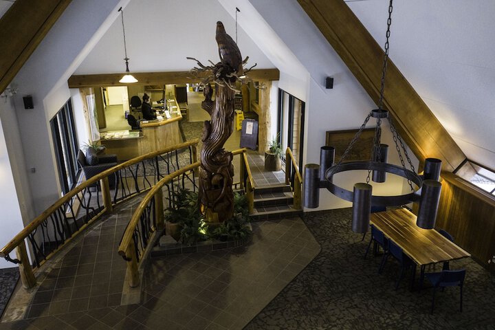 Interior entrance