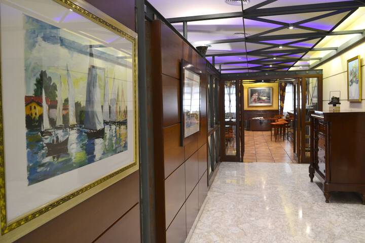 Interior entrance
