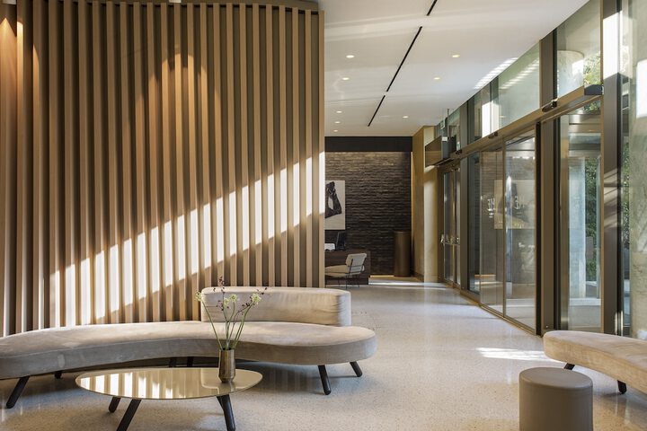 Interior entrance