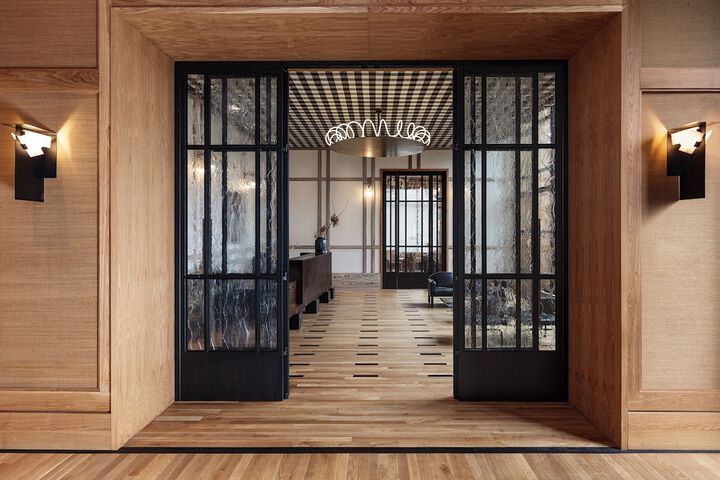 Interior entrance