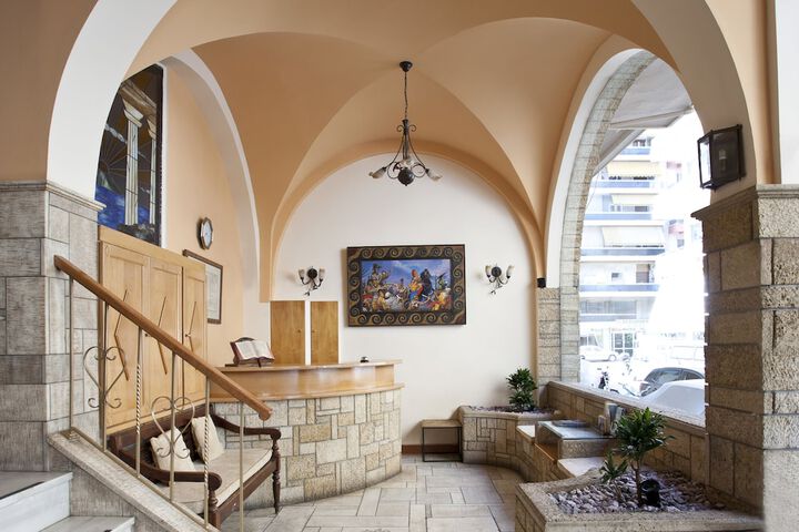 Interior entrance