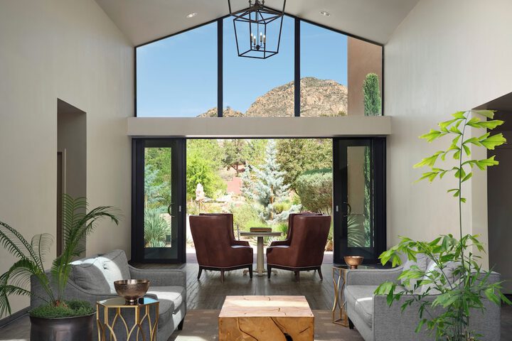 Lobby sitting area