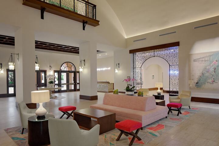 Interior entrance