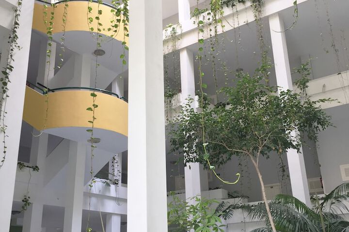 Interior entrance