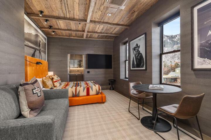 Independence Square 300 Newly Renovated Studio in Downtown Aspen, w / Rooftop  &  Hot tub in Aspen, CO